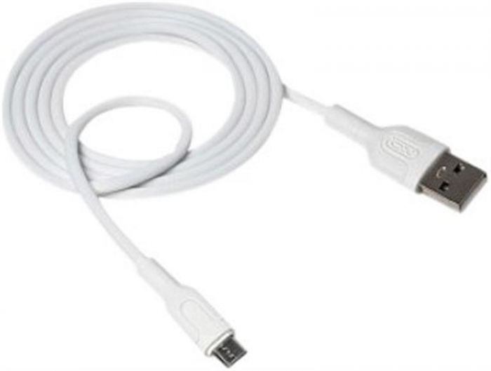 Кабель XO NB212 USB - micro USB (M/M), 2.1 A, 1 м, White (XO-NB212m-WH)