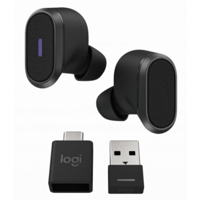 Bluetooth-гарнітура Logitech Zone True Wireless Graphite (985-001082)