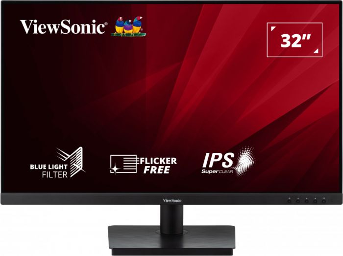 Монітор ViewSonic 31.5" VA3209-MH IPS Black