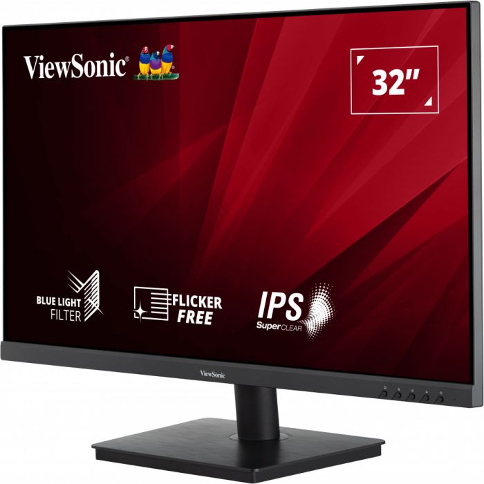 Монітор ViewSonic 31.5" VA3209-MH IPS Black