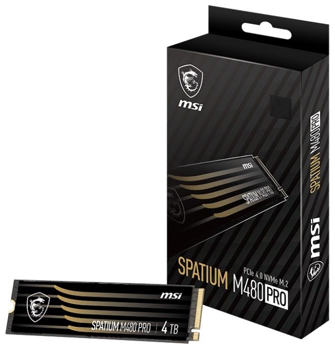 Накопичувач SSD 2TB MSI Spatium M480 Pro M.2 2280 PCIe 4.0 x4 NVMe 3D NAND TLC (S78-440Q600-P83)