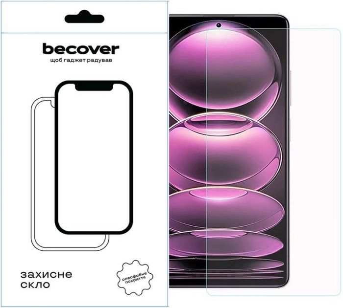 Захисне скло BeCover для Xiaomi Redmi Note 12 Pro/12 Pro 5G/12 Pro Plus Crystal Clear Glass 3D (709271)