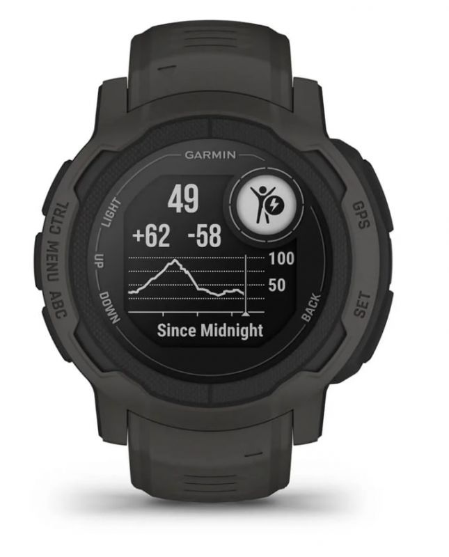 Смарт-годинник Garmin Instinct 2 Graphite (010-02626-00)