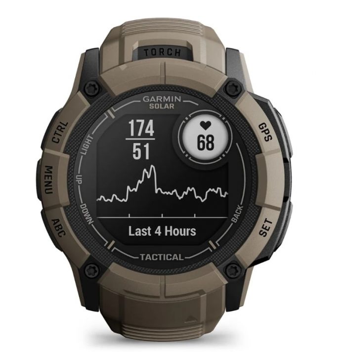 Смарт-годинник Garmin Instinct 2X Solar Tactical Coyote Tan (010-02805-64)