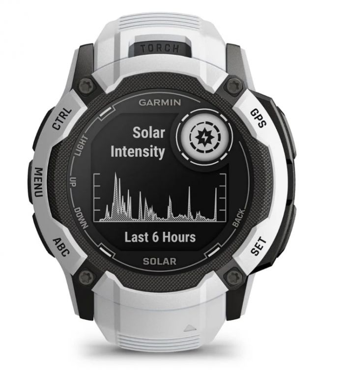 Смарт-годинник Garmin Instinct 2X Solar Whitestone (010-02805-44)