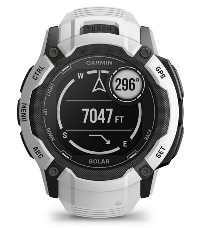 Смарт-годинник Garmin Instinct 2X Solar Whitestone (010-02805-44)