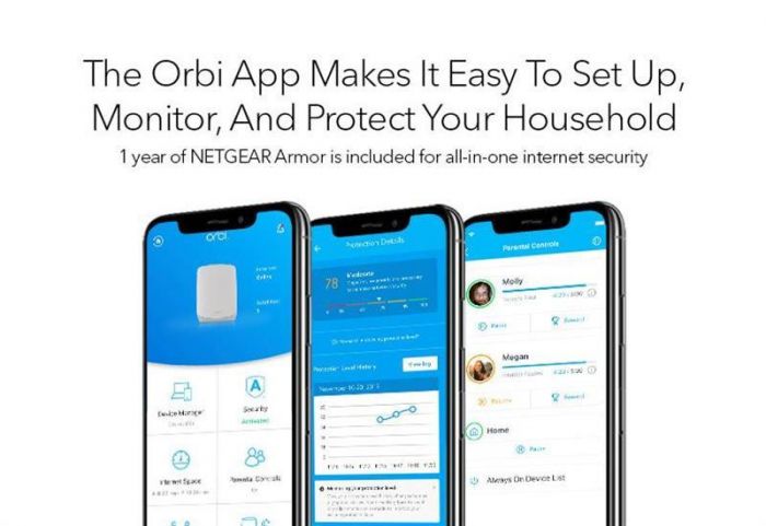 WiFi Mesh-система Netgear Orbi RBK762S (RBK762S-100EUS)