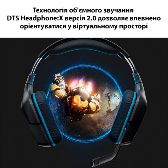 Гарнітура Logitech G432 Black (981-000770)