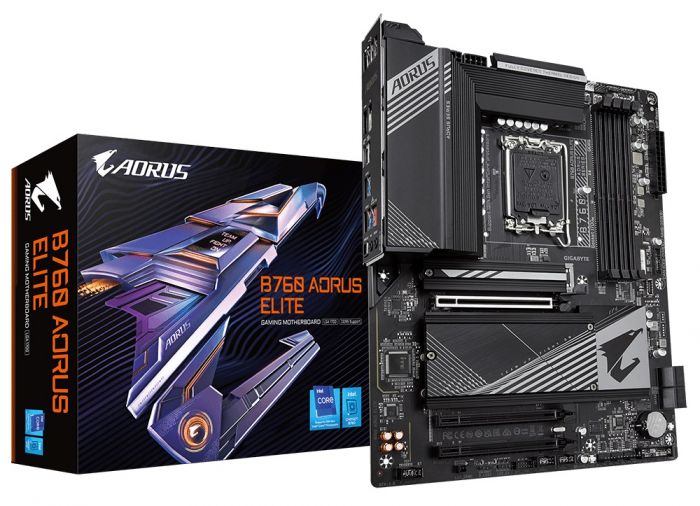 Материнська плата Gigabyte B760 Aorus Elite Socket 1700