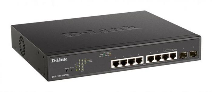 Коммутатор D-Link DGS-1100-10MPPV2/A3A