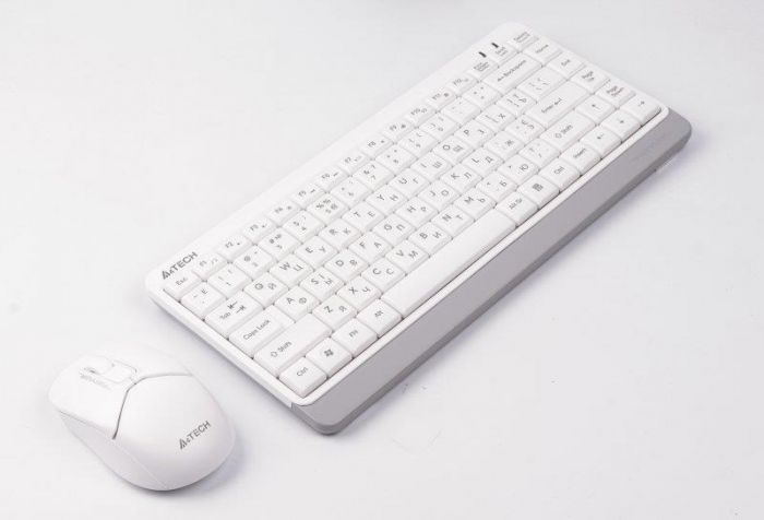 Комплект (клавіатура, миша) бездротовий A4Tech FG1112 White USB