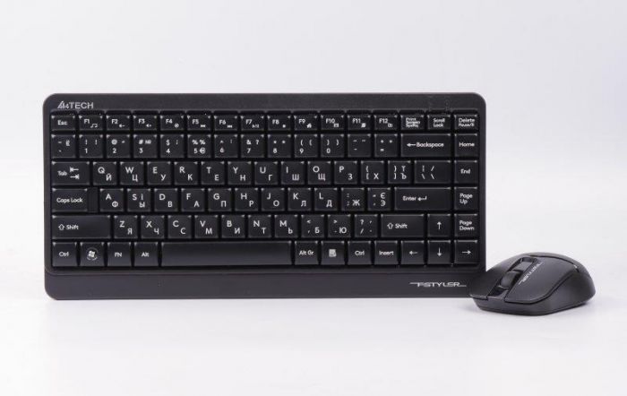 Комплект (клавіатура, миша) бездротовий A4Tech FG1112S Black USB