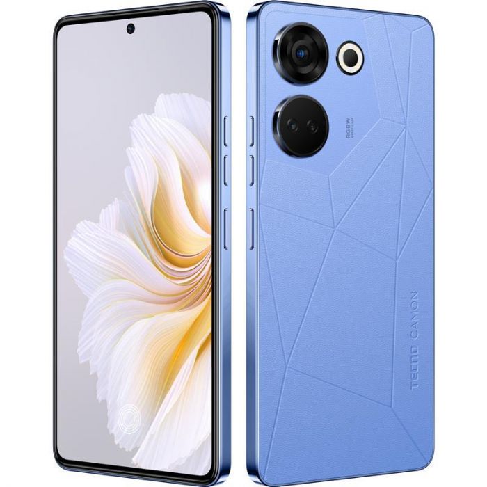 Смартфон Tecno Camon 20 Pro (CK7n) 8/256GB Dual Sim Serenity Blue (4895180799815)