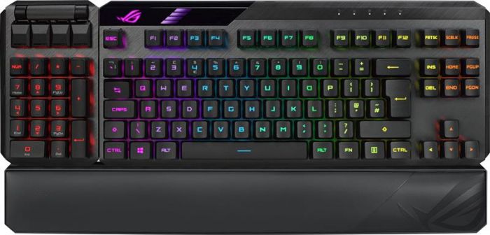 Клавіатура бездротова Asus ROG Claymore II RD RGB WL Black (90MP01W0-BKUA01)