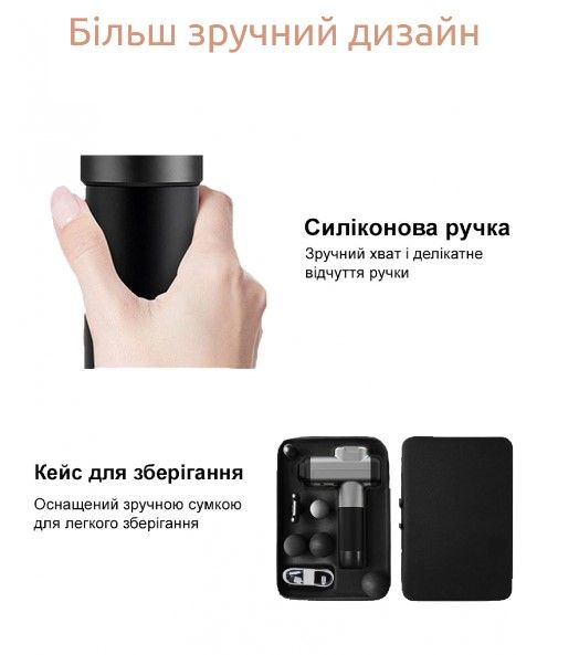 Перкусійний ручний масажер Medica+ MassHand Pro 6.0 (MD-102965)