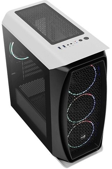 Корпус AeroCool Aero One Mini Eclipse-G-WT-v1 (ACCS-PB18143.21) Black/White без БЖ