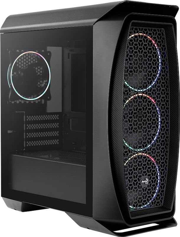 Корпус AeroCool Aero One Mini Eclipse-G-BK-v1 (ACCS-PB18143.11) Black без БЖ