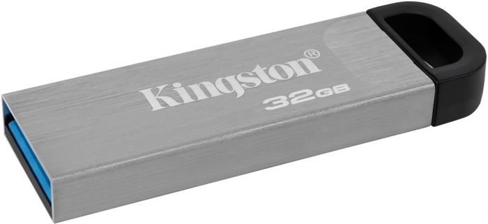 Флеш-накопичувач USB3.2 32GB Kingston DataTraveler Kyson Silver/Black (DTKN/32GB)