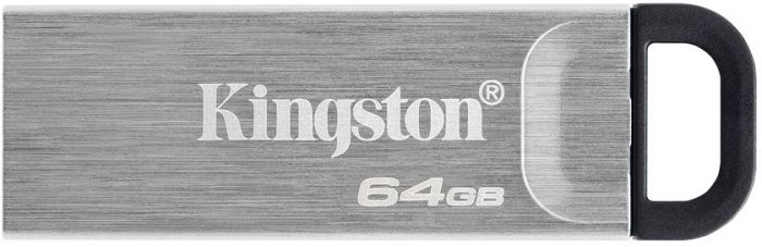 Флеш-накопичувач USB3.2 64GB Kingston DataTraveler Kyson Silver/Black (DTKN/64GB)