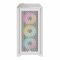 Корпус Corsair iCUE 4000D RGB AirFlow Tempered Glass White (CC-9011241-WW) без БЖ