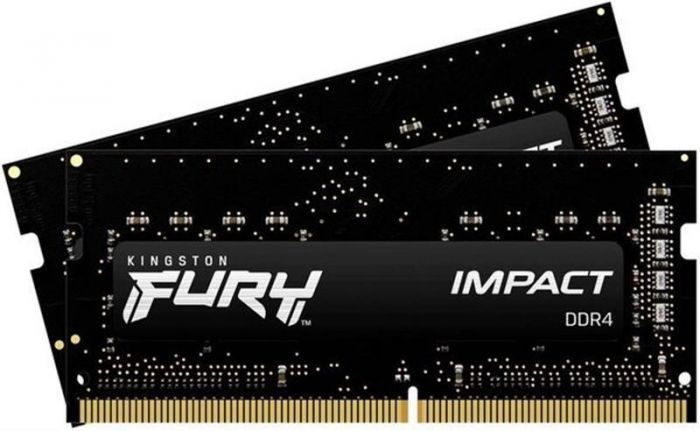 Модуль пам`ятi SO-DIMM DDR4 2x16GB/3200 Kingston Fury Impact (KF432S20IBK2/32)