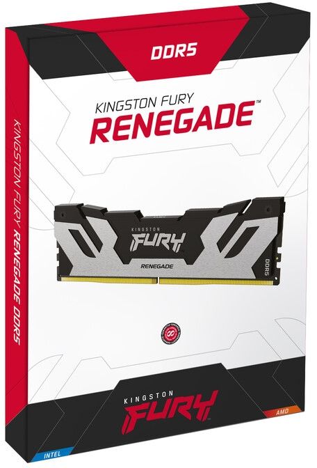 Модуль пам`яті DDR5 48GB/6400 Kingston Fury Renegade Silver (KF564C32RS-48)