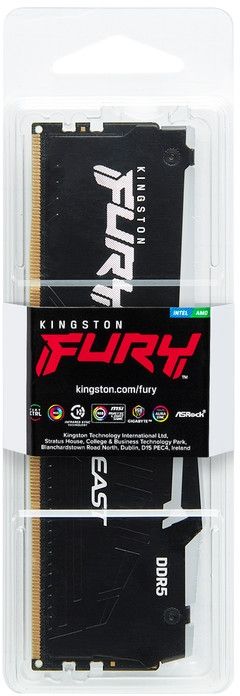 Модуль пам`яті DDR5 16GB/6000 Kingston Fury Beast RGB (KF560C30BBA-16)