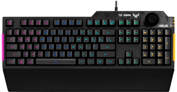 Клавіатура Asus TUF Gaming K1 USB Black UKR (90MP01X0-BKMA00)