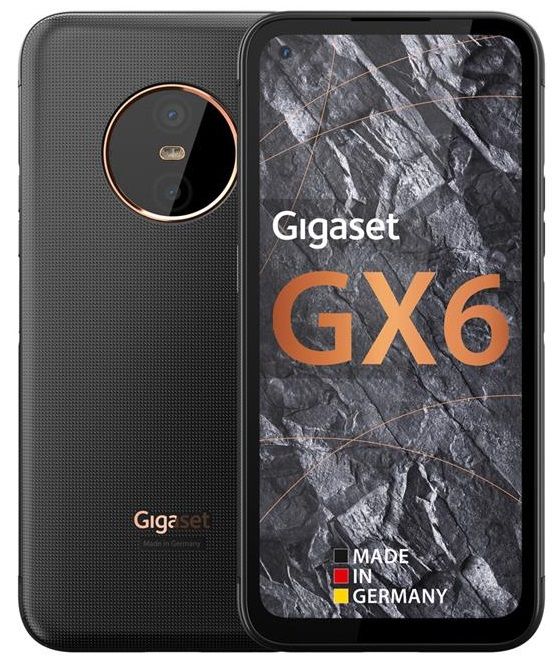 Смартфон Gigaset GX6 IM 6/128 GB Dual Sim Titanium Black (S30853H1528R112)