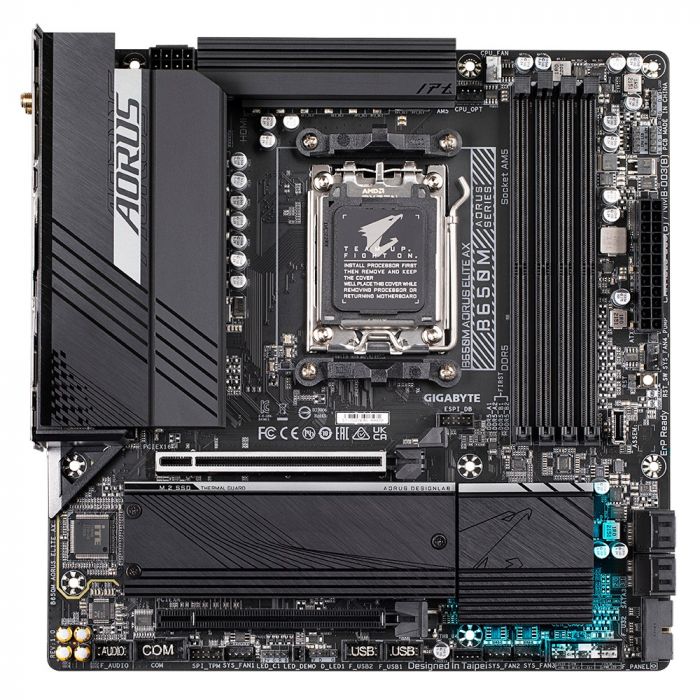 Материнська плата Gigabyte B650M Aorus Elite AX Socket AM5