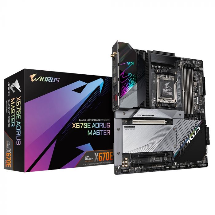 Материнська плата Gigabyte X670E Aorus Master Socket AM5