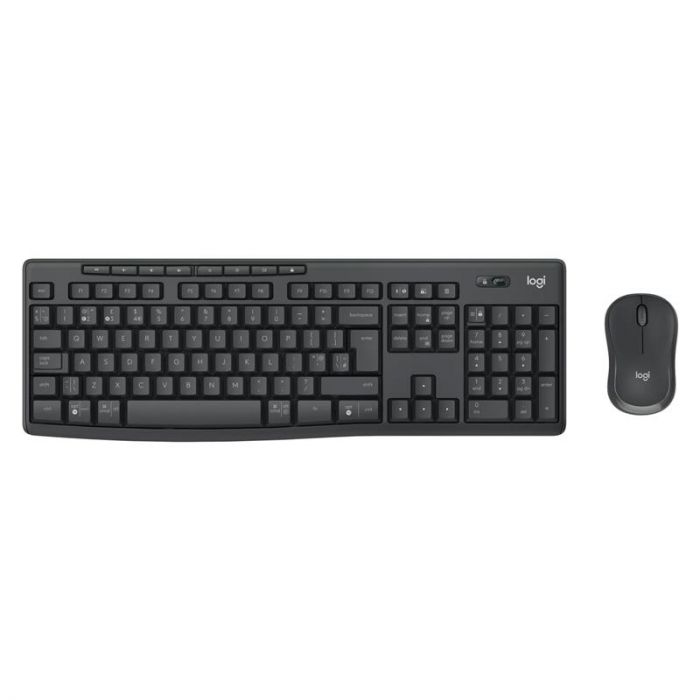 Комплект (клавіатура, мишка) бездротовий Logitech MK370 Black USB (L920-012077)