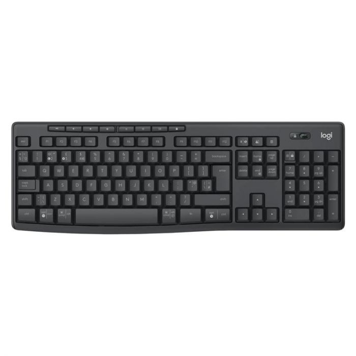 Комплект (клавіатура, мишка) бездротовий Logitech MK370 Graphite (920-012077)