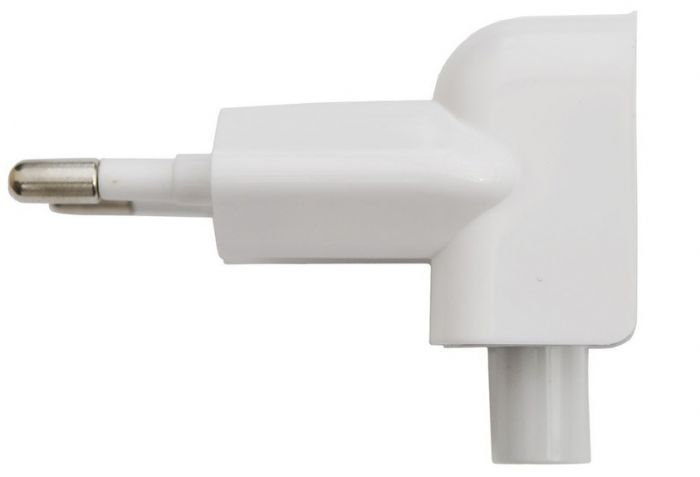 Перехідник IEC C7 - EU для блоків живлення Apple White (2000985553445)