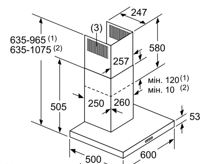 Витяжка Bosch DWB66DM50