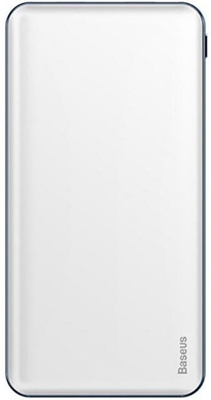 Універсальна мобільна батарея Baseus Simbo 10000mAh Fast Charge, USB, White (Simbo/29505)