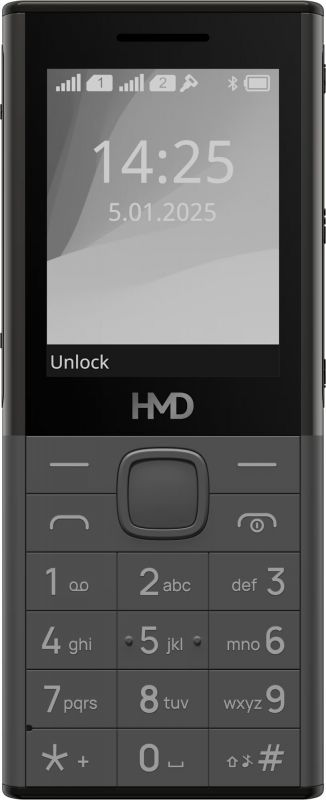 Мобільний телефон HMD 150 Music DS Dark Grey