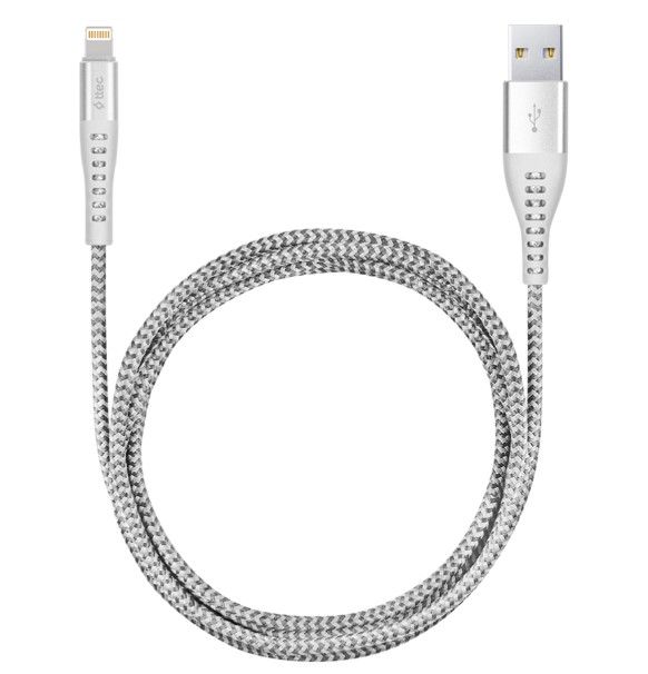 Кабель Ttec USB - Lightning (M/M), ExtremeCable, 1.5 м, Silver (2DKX01LG)