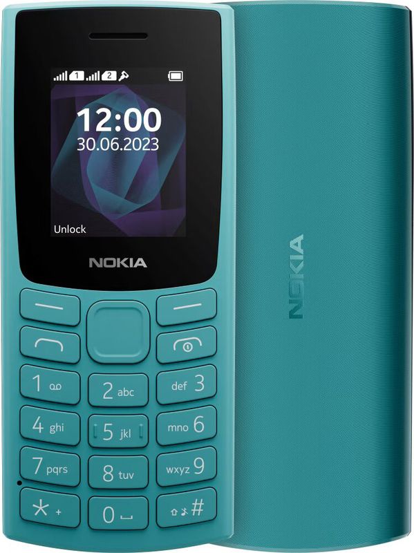 Мобільний телефон Nokia 105 2023 Single Sim Cyan