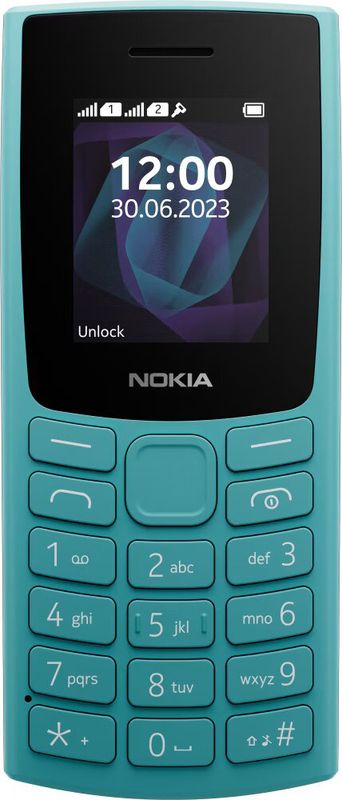 Мобільний телефон Nokia 105 2023 Single Sim Cyan