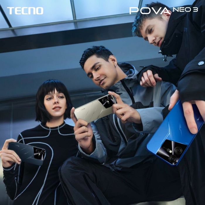 Смартфон Tecno Pova Neo-3 (LH6n) 8/128GB Dual Sim Amber Gold (4894947005305)