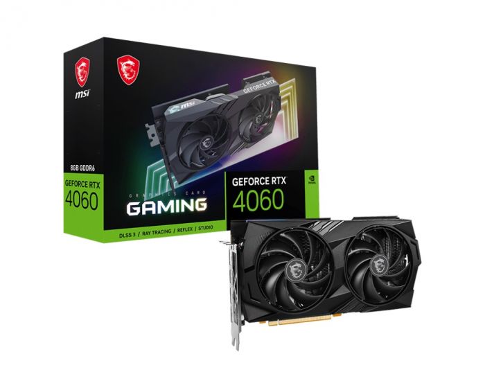 Відеокарта GF RTX 4060 8GB GDDR6 Gaming MSI (GeForce RTX 4060 GAMING 8G)