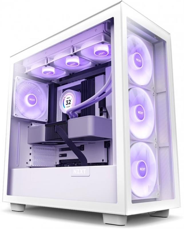 Корпус NZXT H7 Elite RGB White (CM-H71EW-02) без БЖ