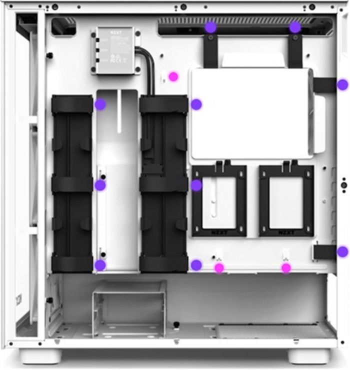 Корпус NZXT H7 Elite RGB White (CM-H71EW-02) без БЖ