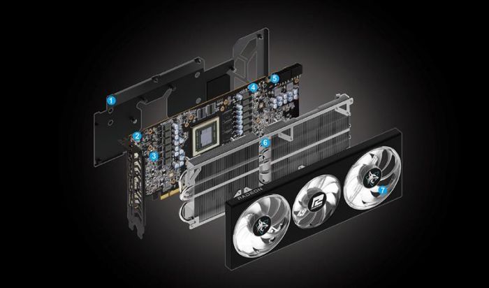 Відеокарта AMD Radeon RX 7700 XT 12GB GDDR6 Hellhound PowerColor (RX 7700 XT 12G-L/OC)