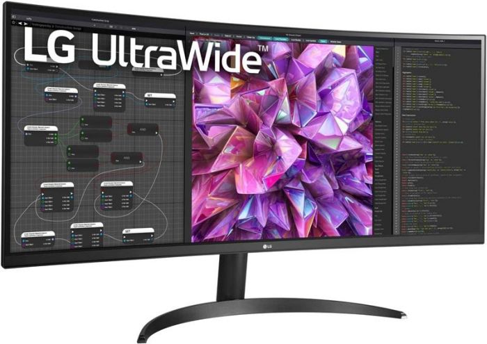 Монiтор LG 34" UltraWide 34WQ60C-B IPS Black Curved