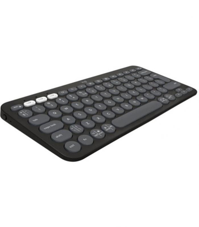 Клавiатура бездротова Logitech Pebble Keys 2 K380s Graphite (920-011851)