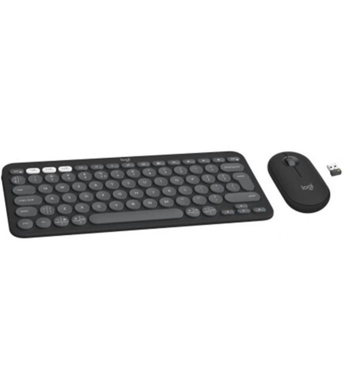 Комплект (клавіатура, миша) бездротовий Logitech Pebble 2 Combo Graphite (920-012239)