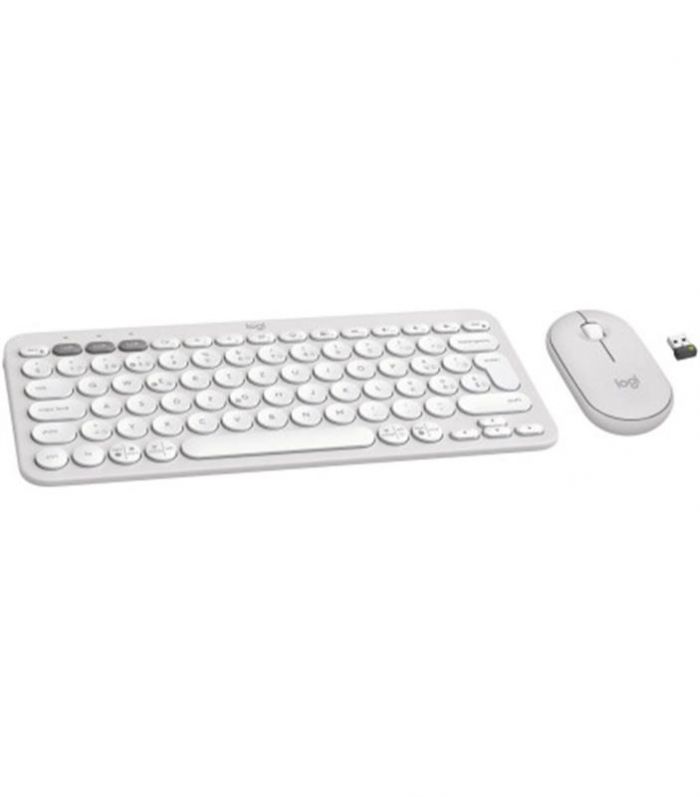 Комплект (клавіатура, миша) бездротовий Logitech Pebble 2 Combo White (920-012240)