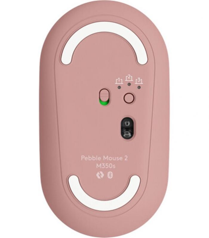 Мишка бездротова Logitech Pebble Mouse 2 M350s Rose (910-007014)